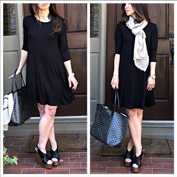 ✨LAST ONE✨Black swing dress - Picture 5 of 8